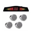 Sensor De Estacionamento Kx3 4 Pontos Display Prata Sensor De Estacionamento Kx3 4 Pontos Display Prata