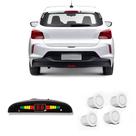 Sensor de Estacionamento Ré 4 Pontos Branco Display Digital Roadstar RS204BR Sensor de Estacionamento Ré 4 Pontos Branco Display Digital Roadstar RS204BR