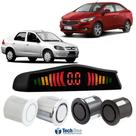 Sensor De Estacionamento Ré Display Led Chevrolet Prisma