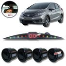 Sensor De Estacionamento Ré Visor Slim Honda Fit Todos