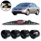 Sensor De Estacionamento Ré Visor Slim Honda New Civic