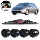 Sensor De Estacionamento Ré Visor Slim Honda New Civic Todos