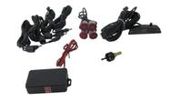 Sensor De Estacionamento Vermelho 4 Pontos Com Visor De Led Banbo 18MM Sobrepor Universal - Marca Memorial - Codigo PS500VM - PS500VM