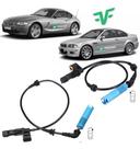 Sensor de freio abs bmw 320 330 m3 z4 2001 á 2009 dianteiro direito/esquerdo kit c/2 Sensor de freio abs bmw 320 330 m3 z4 2001 á 2009 dianteiro direito/esquerdo kit c/2
