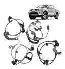 Sensor de freio abs mitsubishi l200 triton pajero dakar 2012 á 2016 kit c/4 un dianteiro (1 ld +1 le