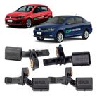 Sensor de freio abs vw gol voyage 1.0 1.6 2013 á 2020 - kit c/4 original