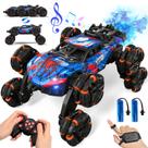 Sensor de gestos RC Stunt Car Sunrad 8WD com spray e luz para crianças