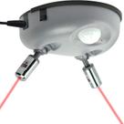 Sensor de guia a laser duplo ZONETECH para assistência de estacionamento de garagem