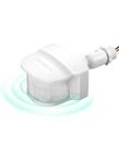 Sensor de movimento EDISHINE 240 para luzes externas, branco