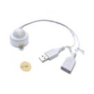Sensor De Movimento Infravermelho PIR Ajustável Com Conector USB DC 5V 12V 24V Para Fita De LED E