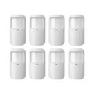 Sensor De Movimento Infravermelho Sem Fio Branco 433MHz EV1527 Para Sistema De Alarme De Segurança