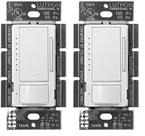 Sensor de movimento/interruptor de intensidade Lutron Maestro LED+ 150W Snow