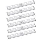 Sensor de movimento LED sob as luzes do gabinete VYANLIGHT, pacote com 6