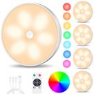 Sensor de movimento sem fio Puck Lights Lightbiz 8 cores RGB LED