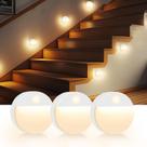 Sensor de movimento Stair Light Guankai, pacote com 3 unidades para ambientes internos