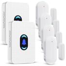 Sensor de porta sem fio Chime Daytech, alcance de 800 pés com 20 sinos Sensor de porta sem fio Chime Daytech, alcance de 800 pés com 20 sinos