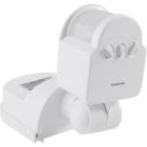 Sensor de Presença 360 Articulado para Área Semi Aberta Tramontina Bivolt com Fotocélula Branco