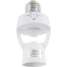 Sensor De Presença 360 Soquete E27 Tramontina Bivolt Com Fotocélula Branco