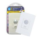 Sensor de Presença Microcontrolado 180 com Chave e Fotocélula Branco Embutir Padrão 4x2 Bivolt Automático Qualitronix
