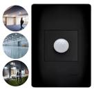 Sensor de Presença Movimento 4x2 Bivolt Habitat Black Preto Fame
