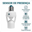 Sensor de Presença Soquete com Fotocélula e Funcionalidade Inovadora de Movimento