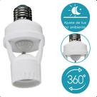 Sensor de Presença Soquete com Fotocélula para Lâmpada LED e Detecção de Movimento