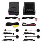 Sensor De Ré 4 Sensores Preto Estacionamento Display Led Kit