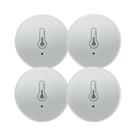 Sensor De Temperatura E Umidade Com Controle Por Voz Zigbee, Higrômetro Inteligente Para Casa, Sem