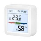 Sensor De Temperatura E Umidade Para Casa Inteligente Com LCD Retroiluminado, Compatível Com Google