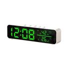 Sensor De Temperatura E Umidade WiFi Com Display LED E Espelho USB Para Decoração De Sala De Estar,