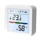 Sensor De Temperatura E Umidade WiFi Inteligente Com Luz De Fundo, Higrômetro E Termômetro, Suporte