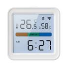 Sensor De Temperatura E Umidade WiFi Inteligente Com Luz De Fundo, Suporte Para Alexa E Google