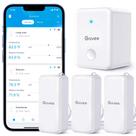 Sensor de termômetro de higrômetro WiFi, pacote com 3, Govee Green