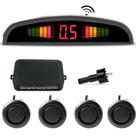 Sensor Estac Re Visor Led Meia Lua 4pts Aviso Sonoro Grafite Sensor Estac Re Visor Led Meia Lua 4pts Aviso Sonoro Grafite