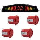 Sensor Estacionamento 4 Pontos Vermelho Display Led Colorido