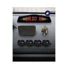 Sensor Estacionamento 4 Ré, Display LED Preto Seguranca Veic