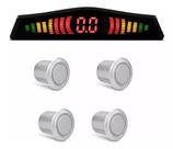 Sensor Estacionamento D-lux 4 Sensores Prata 18 mm