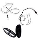 Sensor Hand Grip Com Fio Kit Completo Bicicleta Spinning Esteira Ergometrica Academia Treino Fit