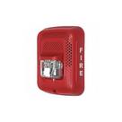 Sensor Horn Strobe System P2RL de parede de 2 fios marcado em vermelho com FIRE