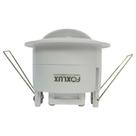 Sensor Presença Foxlux Embutir Teto 360 Bivolt 6m com Fotocélula Automação Iluminação Ajuste Tempo Sensibilidade