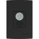 Sensor Qualitronix Parede Embutir Foto 180 Com Chave Preto Qi6Mp