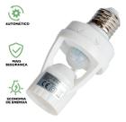 Sensor Soquete E27 com Fotocelula com Ajustes