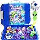 Sensory Bin Klever Kits Outer Space com Glow in The Dark Alien