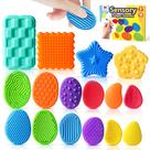 Sensory Fidget Toys Helsort, pacote com 16 unidades de silicone texturizado