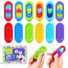 Sensory Marble Fidget Zaxideel Gel preenchido com 12 unidades para crianças