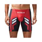 SEOBEAN-Nova roupa de banho colorida de cintura baixa masculina, roupa de banho longa VORTEX