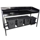 Separador água/óleo 1000 l/h com bancada 4 módulos - completo g