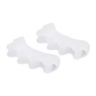 Separador de Dedos e Joanete em Silicone Ortopédico Espaçador Gel Realinhador de Dedos Par Top