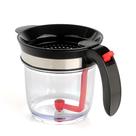 Separador de molho gordo TOZNKKI 1L com peneira, Tritan sem BPA