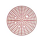 Separador de particulas vermelho 26 cm para balde